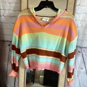 Lulu's Multicolor Striped Women's Sweater